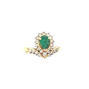 Emerald 14k Gold Ring